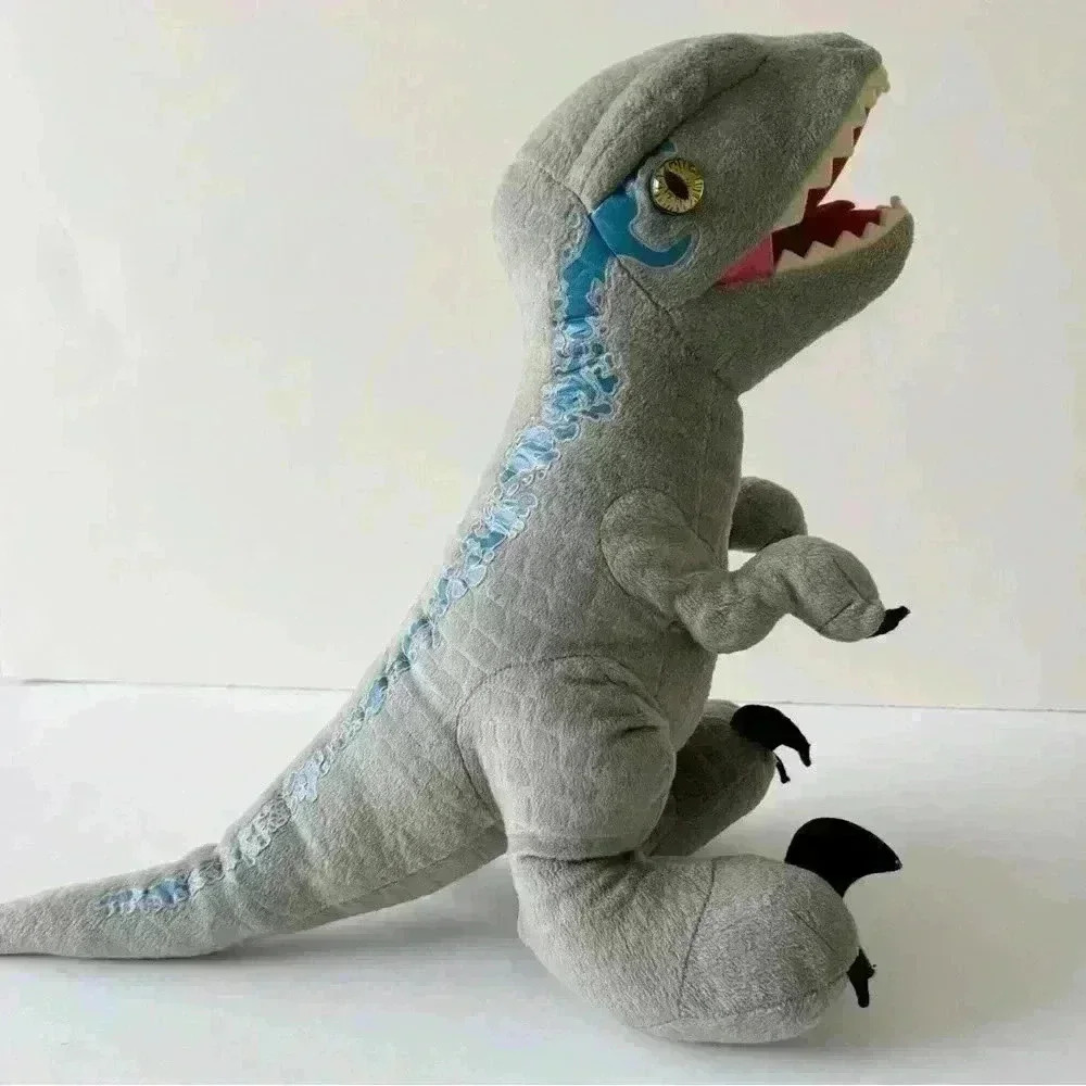 Jurassic World Park Blue Raptor Dinosaur Plush Build-A-Bear BAB 15" Velociraptor